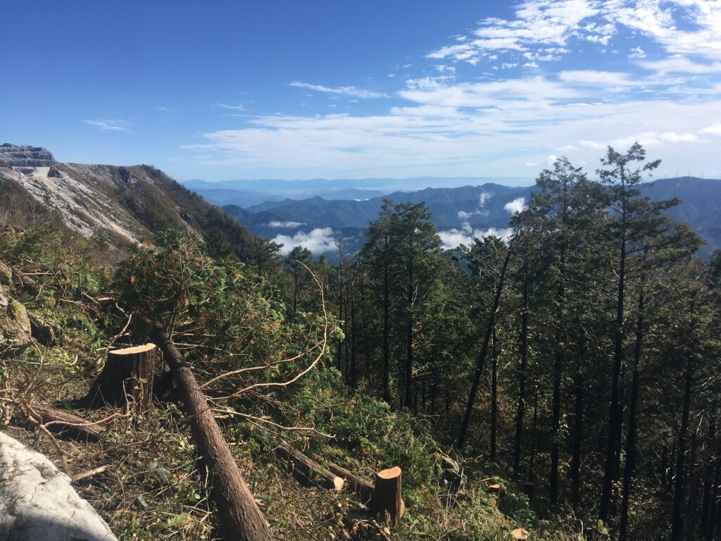 鳥形山山頂